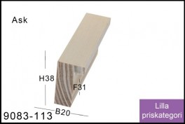 SVÆVERAMME NR. 619 MAT SORT