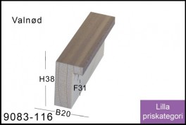 SVÆVERAMME NR. 619 MAT SORT