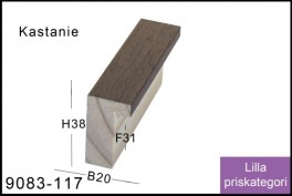 SVÆVERAMME NR. 619 MAT SORT