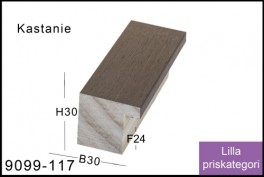 SVÆVERAMME NR. 619 MAT SORT