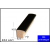 Fotoramme Nr. 404 Mat Sort Special Størrelse