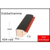 Fotoramme Nr. 404 Rød Trendline Special Størrelse