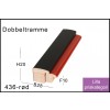 Fotoramme Nr. 436 Rød Trendline