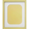 Ramme 1045 Lysegul m/ passepartout 24x30/18x24