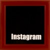 Instagram ramme 10x10 mørke rød