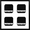 Instagram ramme 30x30 m/ Passepartout