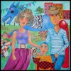 Anni Grøndahl 100x100 cm