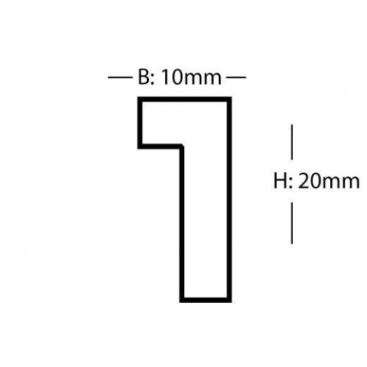 Rammeliste Nr. 9043-115 Eg