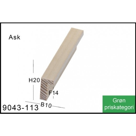 Rammeliste Nr. 9043-113 Ask 