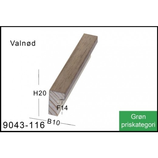 Fotoramme Nr. 9043-116 Valnød