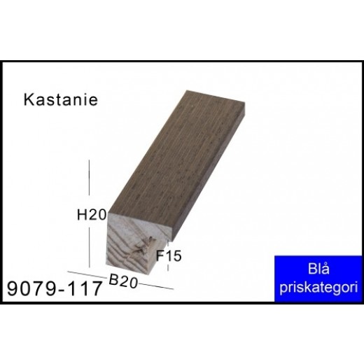 Rammeliste Nr. 9079-117 Kastanie