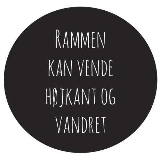 årsramme med 12 stk huller