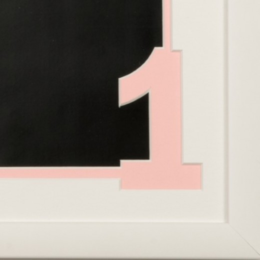 PP108 Dobbelt passepartout m/ rødt ET-TAL
