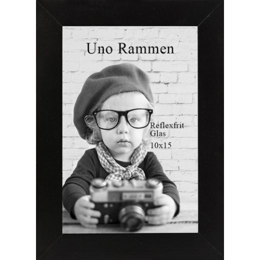 UNO Sort MDF rammer