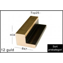 SVÆVERAMME NR. 12 GULD