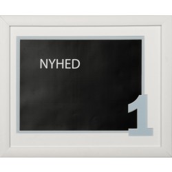 Dobbelt passepartout m/ "lyseblåt" ET-TAL 