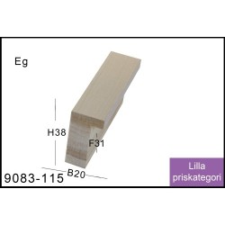 Rammeliste Nr. 9083-115 Eg