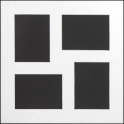 kvartals passepartout med 4 stk. 9x12 huller