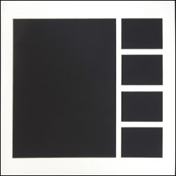 Kvartals passepartout med 4 stk. 9x12 + 1 stk. 30x40 huller