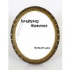 OR60 Oval træramme Guld