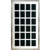 Syrefri passepartout med plads til 24 billederi ramme nr 614 sølv. Og refleksfrit glas. 24 stk 9x12 Du kan også vælge vores "usynlige" glas - ® Clarity 99% Gennemsigtigt - 70% UV beskytett - 1% Reflektion.