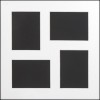 kvartals passepartout med 4 stk. 9x12 huller