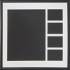 Års ramme 50x50 cm m/4 stk. 9x12 + stk 30x40 huller