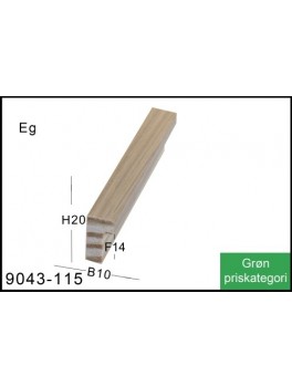Rammeliste Nr. 9043-115 Eg