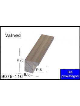 Rammeliste Nr. 9079-116 Valnød