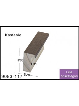 Rammeliste Nr. 9083-117 Kastanie