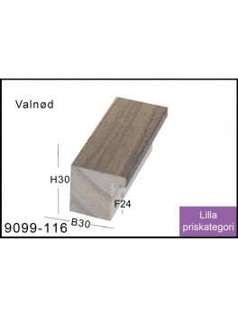 Rammeliste Nr. 9099-116 Valnød