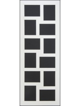 Års passepartout med 12 stk. 9x12 huller
