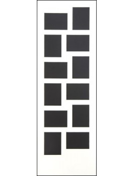 Års passepartout med 12 stk. 9x12 huller